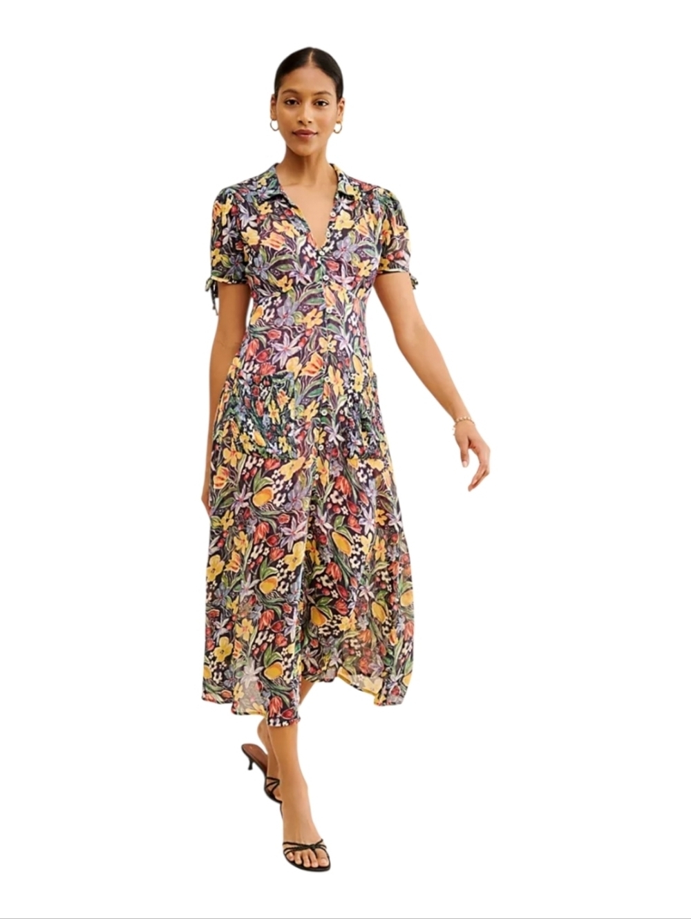 brunch wedding guest dress Free People | Dresses | Free People Womens Floral Lemon Meringue Midi Xs Gameday:University of Missouri Off The Shoulder Tie Color:OrChid